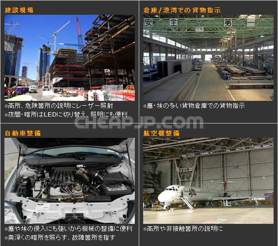 建築用レーザーポインター